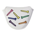 thumbnail image 1 of Vsenkes Golf Mallet Putter Cover Wear Resistant Easy Cleaning Club Cover White Semicircle, 1 of 9