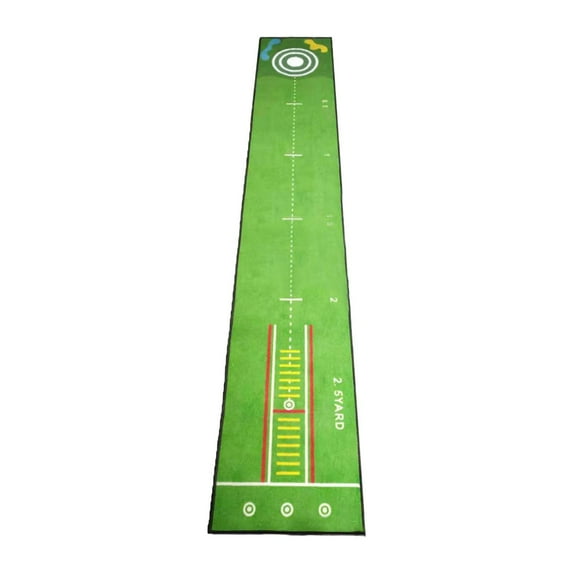 Vsenkes Golf Putting Mat Gift for Golfer Portable Golf Practice for Park Home Office B