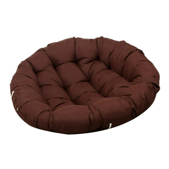 Vsenkes Hammock Chair Cushion Comfortable Swing Chair Pad for Balcony coffee color