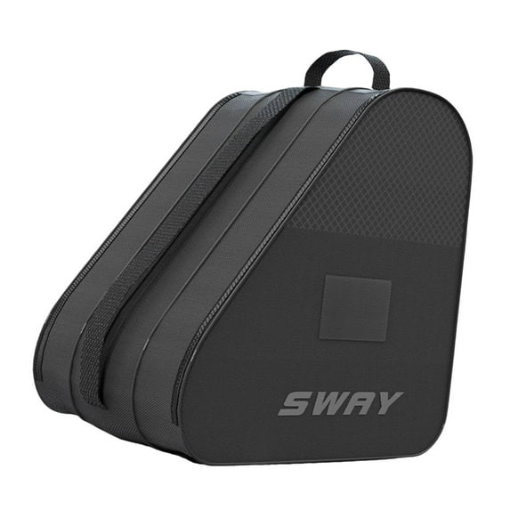 Vsenkes Ice Skates Storage Bag Inline Skate Bag Multifunctional Accessory Top Handle Black