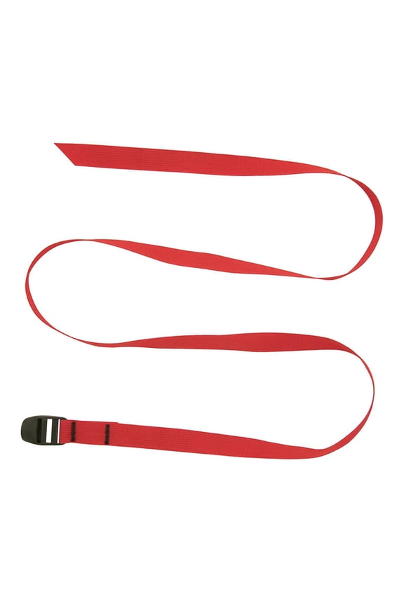 Kayak Tie Down Strap Adjustable Moving with Buckle Luggage Bag Lashing Strap Red