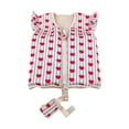 thumbnail image 1 of Vsenkes Kids Swim Vest Boys Girls Swim Jacket for Beach Playing Striped heart, 1 of 9