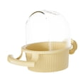 thumbnail image 1 of Vsenkes Parrot Water Dispenser Cup, Bird Cage Feeder, Garden Yard Decoration, Bird Food Bowl Cup for Outside Garden Parrots Cockatiel Yellow, 1 of 9
