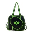 thumbnail image 1 of Vsenkes Pickleball Bag Handbag Gym Bag Outdoor Sports Shoulder Bag Black Green, 1 of 9
