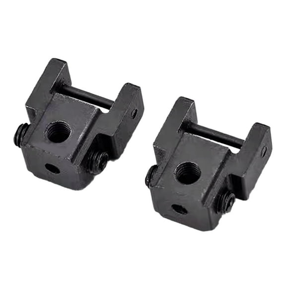 Vsenkes Scroll Saw Blades Holders Metal Pin-less Adapter Wire Saw Clamps Parts Tools 2 Pieces Set