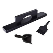 Vsenkes Shuffleboard Brush Easily to Clean Shuffleboard Accessories Shuffleboard Sweep Black