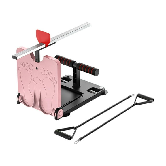 Vsenkes Sit and Reach Tester Body Forward Bend Training Ligament Measuring Instrument Pink