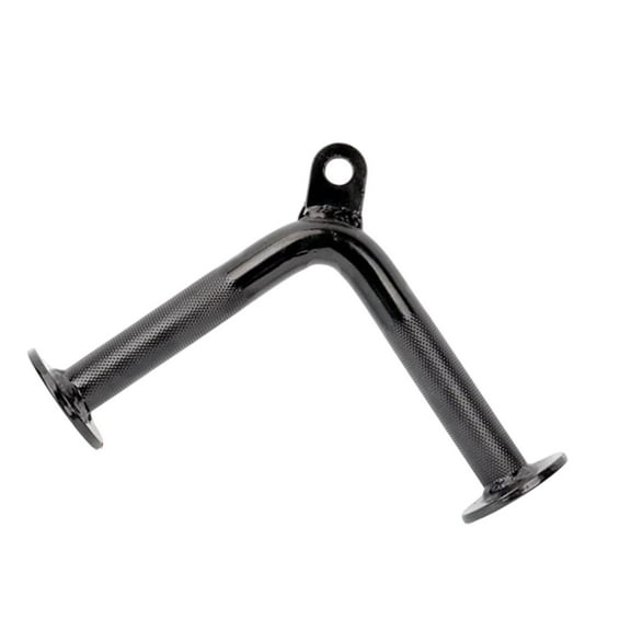 Vsenkes Steel Tricep Press Down Bar with Non Slip Grip for Home Gym Deadlift Fitness