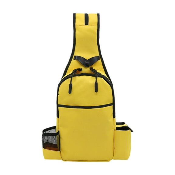 Vsenkes Tennis Bag Outdoor Sports Accessories Tennis Backpack for Pickleball Rackets yellow