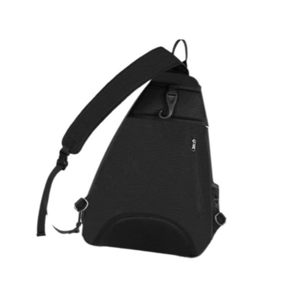 Vsenkes Tennis Bag for Men Women Large Capacity Sports Multifunctional Crossbody Bag Black