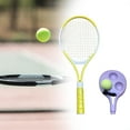 thumbnail image 1 of Vsenkes Tennis Ball Self Practice  Training Lightweight Tool Tennis Racket Tennis er Set for Park Backyard Yellow, 1 of 8