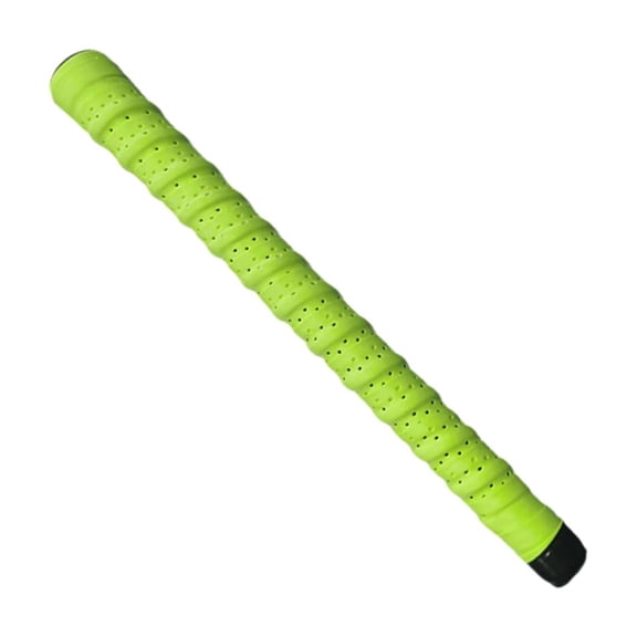 Vsenkes Tennis Racket Grip Tape Multipurpose 110cm Comfortable Perforated Replacement Grip Tape for Golf Fishing Rod Badminton Sports green