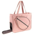 thumbnail image 1 of Vsenkes Tennis Tote for Women and Men Stylish Lightweight Tennis Racket Shoulder Bag Pink, 1 of 9