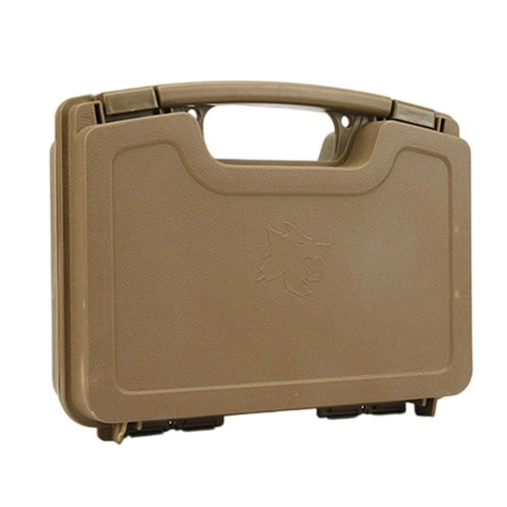 Vsenkes Tool Storage Box Double Sided Hardware Storage Case for Jewelry Beads Screws Sand Color
