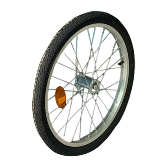 Vsenkes Trailer Wheel Great Traction Easy Installation Bicycling Spare Wheel 16 inch