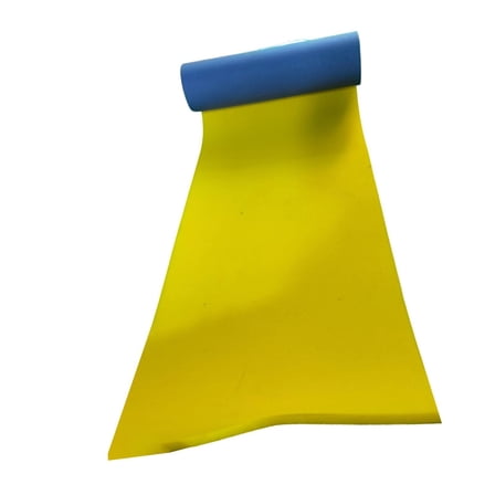 Vsenkes Water Floating Mat Unsinkable Water Blanket 5.9ftx1.8ft for Adults Float Bed Blue Yellow