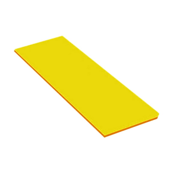 Vsenkes Water Mat Comfortable Floats Mattress for Beach Swimming Pool River yellow orange