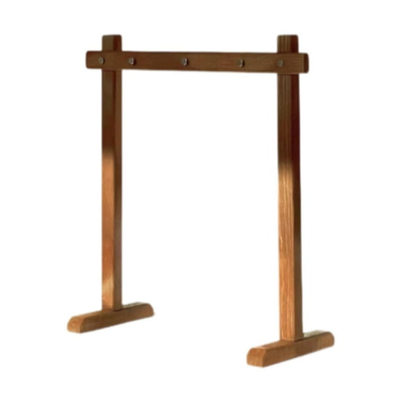 Vsenkes Wind Chime Stand Multipurpose Gong Stand for Countertop Desktop Dinner Table L