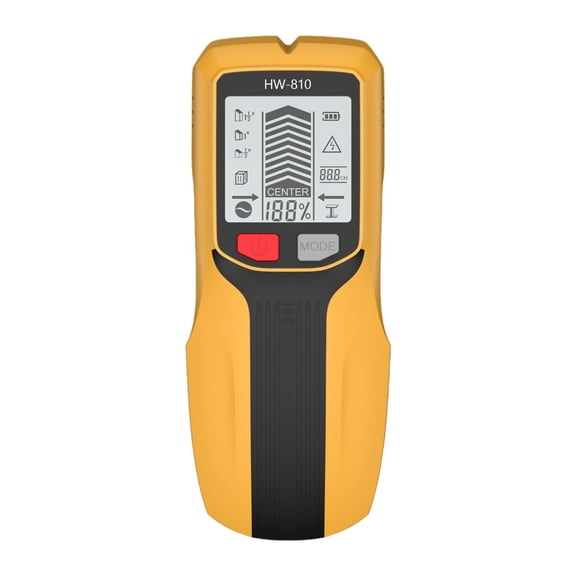 Vsenkes Wire LCD Display Multifunction for Cable Joist Drywall Yellow