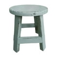 thumbnail image 1 of Vsenkes Wooden Stool Plant Stand Round Planter Holder for Office Living Room Desktop Blue, 1 of 9