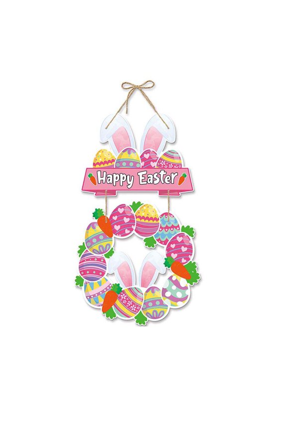 Easter Decorative Door Hanger Happy Easter Hanger Easter Decorative Supplies Door Hanger Hanger A