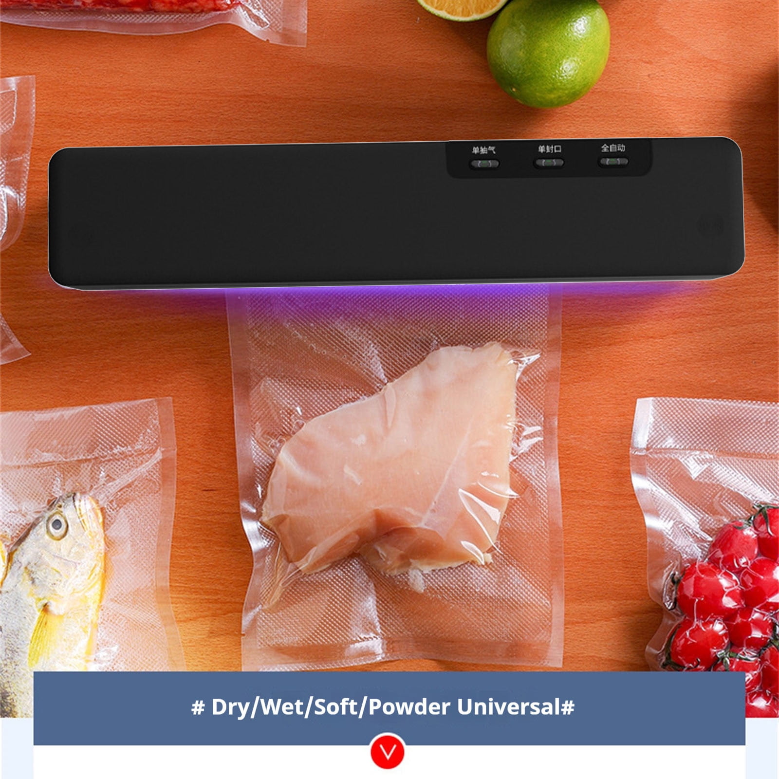 VAKUEN Vacuum Sealer For Containers - Cordless, USB-C Rechargeable, Keeps Food Fresh Longer