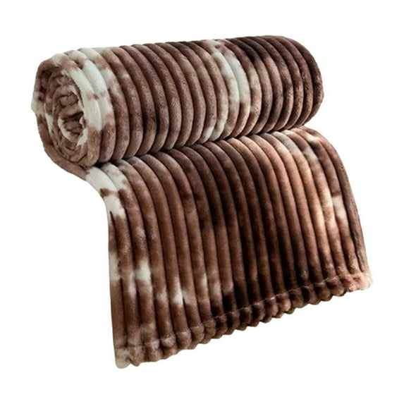 Vsontor Ultra-Soft Fuzzy Faux Fur Plush Blanket Queen Size For Bed - Thick, Warm Milk Velvet Throw Blanket For Couch, Sofa, Bedroom, Camping - Decorative Blanket For Warmth Coffee 90X80