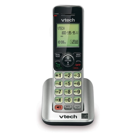 VTech CS6609 Accessory Handset for VTech CS6619, CS6629, CS6648 or CS6649, Silver/Black