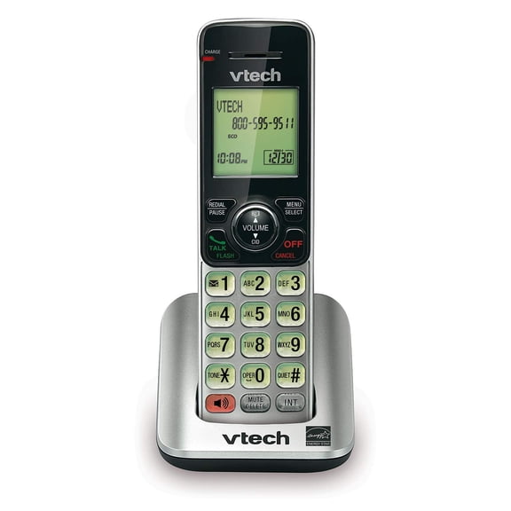 VTech CS6609 Accessory Handset for VTech CS6619, CS6629, CS6648 or CS6649, Silver/Black