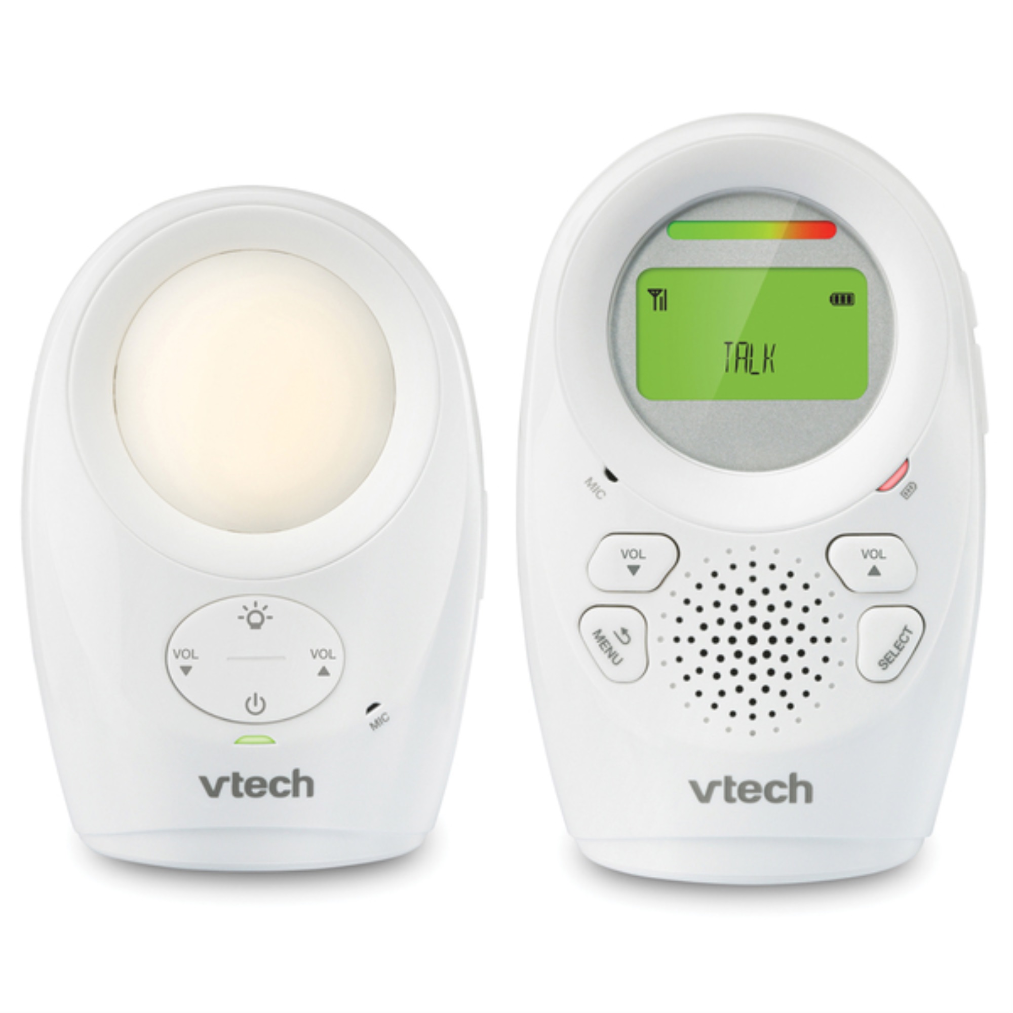 Vtech DM1211 Digital Audio Baby Monitor w/Enhanced Range 1 Parent Unit - image 1 of 11