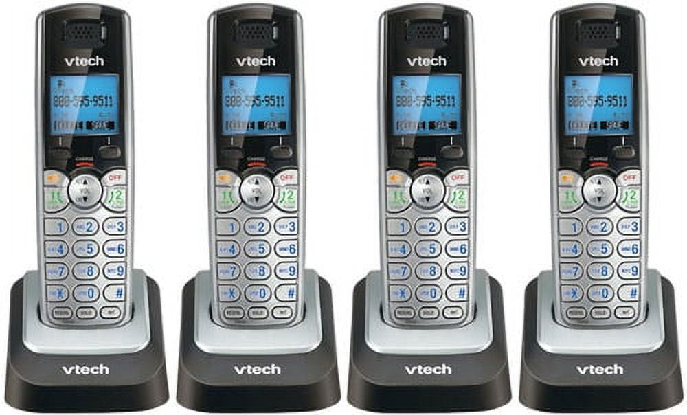 VTech CS6114 DECT 6.0 Cordless Phone with Caller ID/Call Waiting,  White/Grey with 1 Handset, 3.50 x 3.50 x 7.00 Inches