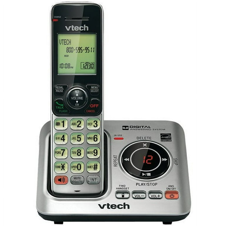 VTECH CS6919 DECT 6.0 Cordless Phone with store Caller ID/Call Waiting Red Lot Of Two