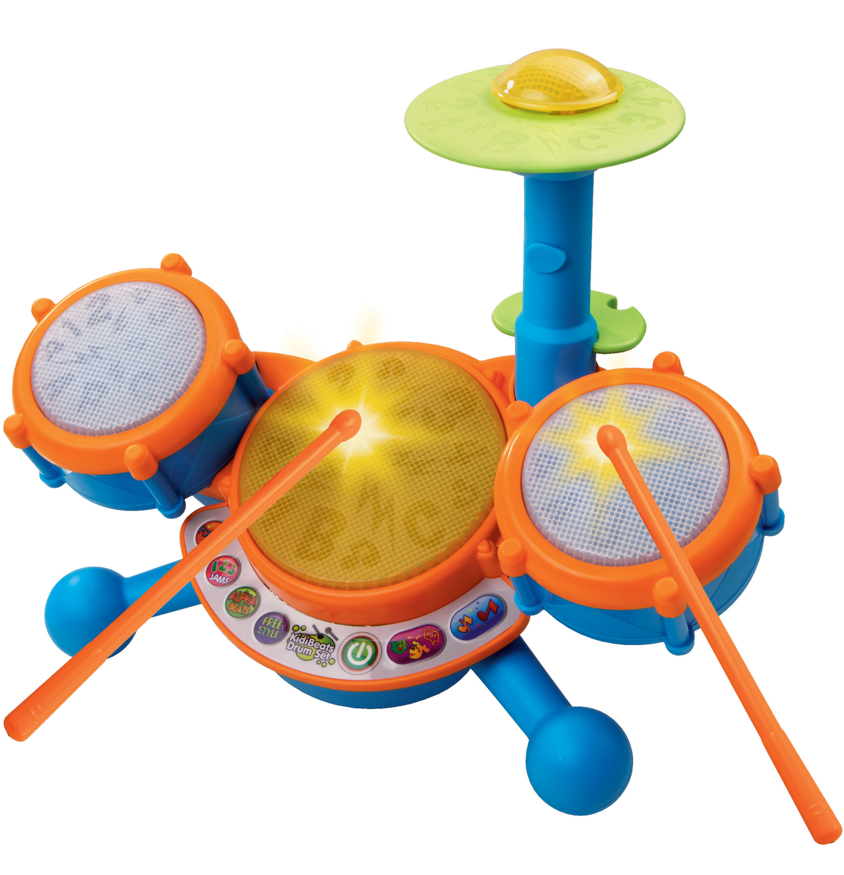 Vtech KidiBeats Drum Set Music Toy for Kids Ages 2+ - image 1 of 9