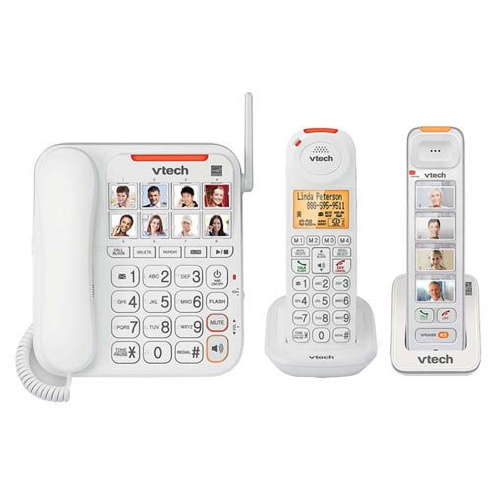 Vtech SN5147 plus 1SN5307 Amplified CordedCordless Phones
