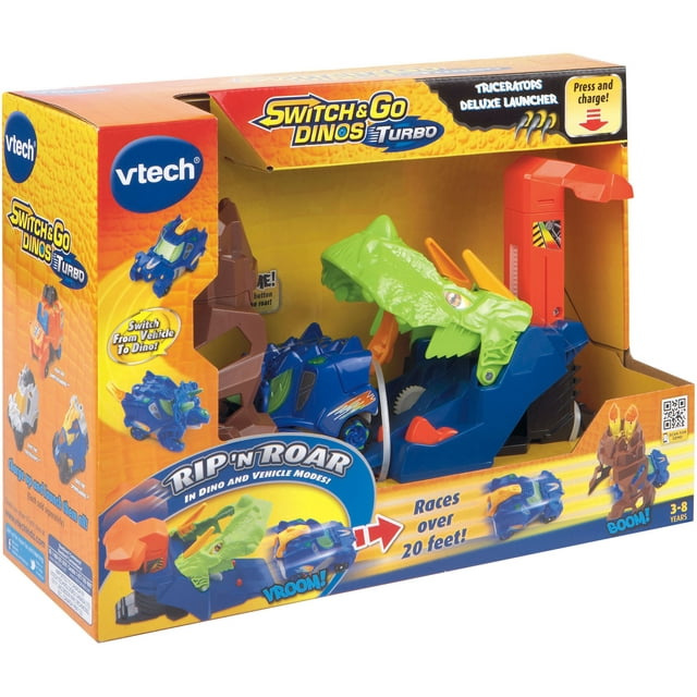 Vtech Switch And Go Dinos Triceratops Launcher