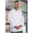 thumbnail image 1 of Vtex 0413-0302 5.25 oz Chef Coat 10 Button, Burgundy - Small, 1 of 1