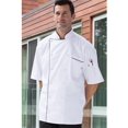 thumbnail image 1 of Vtex 0431-2509 White with Black Piping Montebello Short Sleeve, 5X Large, 1 of 1