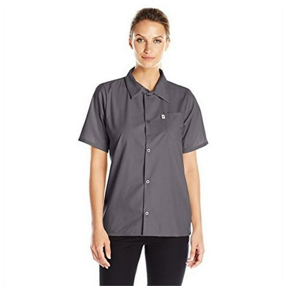 Vtex 0920-6509 Uncommon Threads Womens Utility Shirt 5 Button, Olive - 5XL