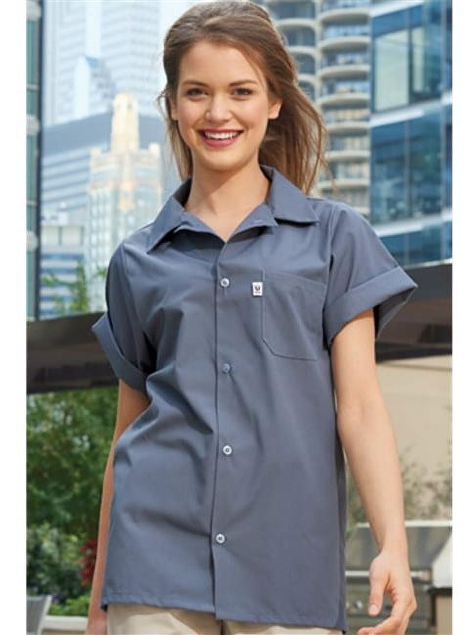 Vtex 0920-6705 5 Button Classic Utility Shirt, Carrot,
