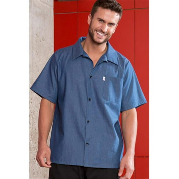 Vtex 0920C-1702 100 Percent Cotton Denim Utility Shirt, Small