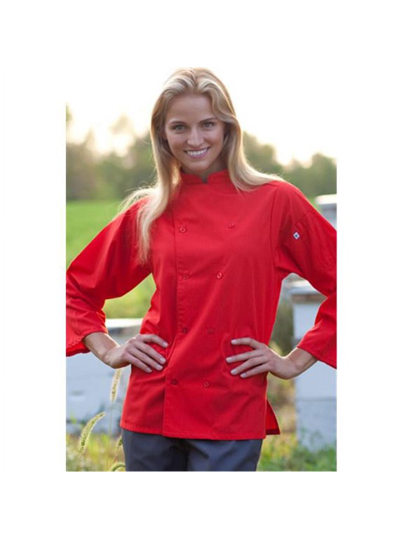 Vtex 0975-0101 Epic 3 By 4 Sleeve Chef Shirt, Black, Extra Small
