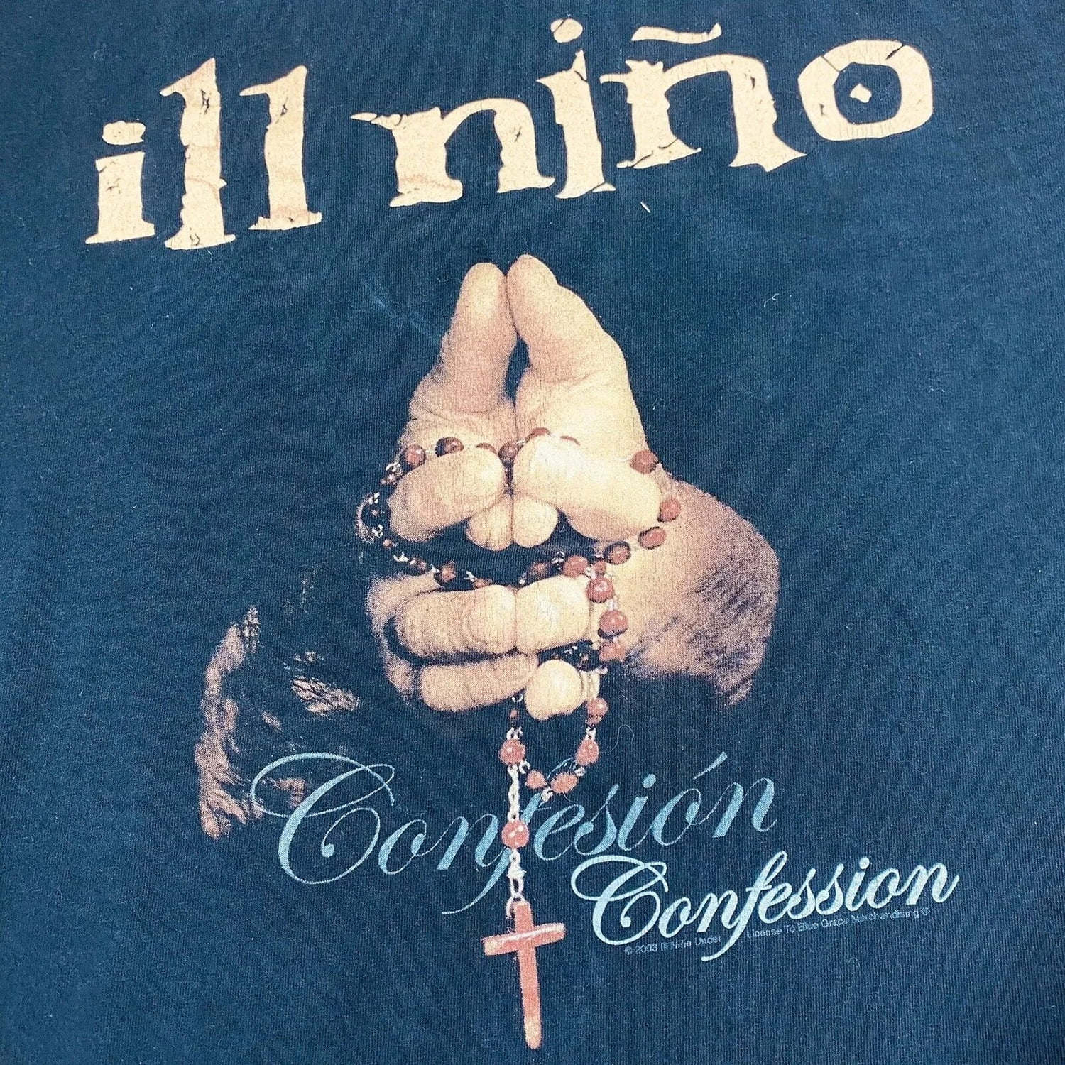 Vtg 2004 Ill Nino Confessions Tour Size S M L 234XL Men