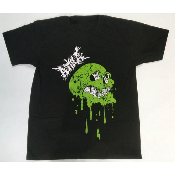 Vtg Attila Band Acid Skull Heavy T Shirt For Men Black All Size Cotton SG096