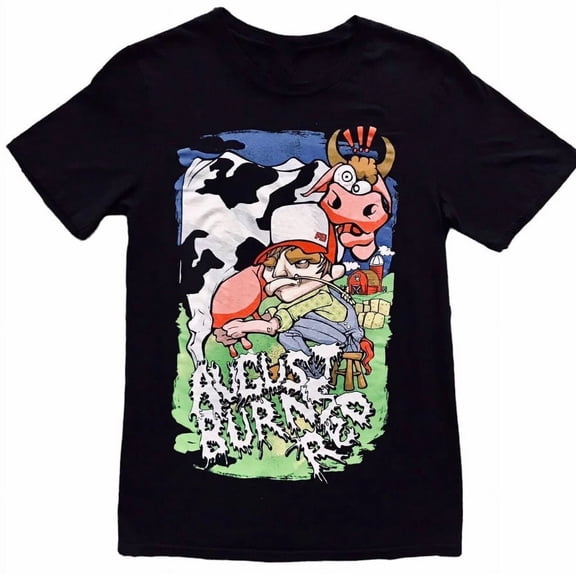 Vtg August Burns Red Band World Tour Cotton Black Full Size Unisex Shirt MM1646