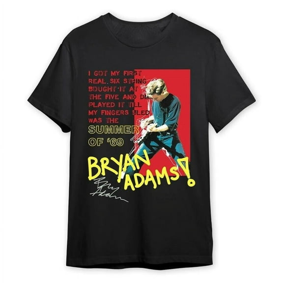 Vtg Bryan Adams Summer Of 69 Unisex T-Shirt N1508_09