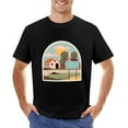 thumbnail image 1 of Vtg City Landscape Men’s Graphic T-shirt Vintage Short Sleeve Sport Tee Black 3XL, 1 of 2
