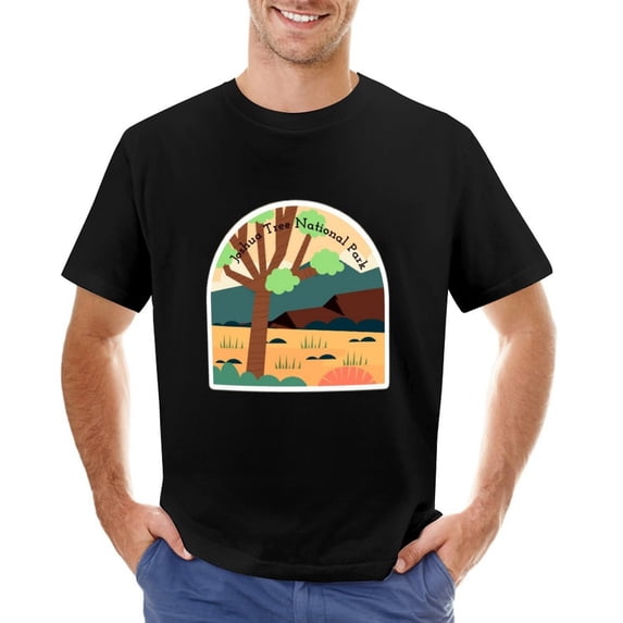 Vtg City Landscape Men’s Graphic T-shirt Vintage Short Sleeve Sport Tee Black L