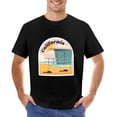 thumbnail image 1 of Vtg City Landscape Men’s T-Shirt 100% Cotton Casual Short Sleeve Tops Gift Tee Black L, 1 of 2