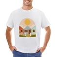 thumbnail image 1 of Vtg City Landscape Vintage T-shirt Mens Cotton Classic Crewneck Short Sleeve Tees Unisex White 2XL, 1 of 2