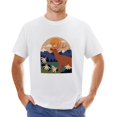 thumbnail image 1 of Vtg City Landscape Vintage T-shirt Mens Cotton Classic Crewneck Short Sleeve Tees Unisex White 2XL, 1 of 2
